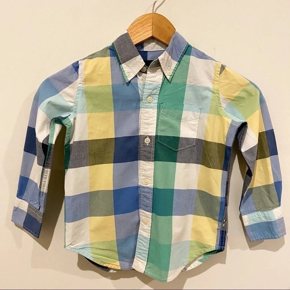 Gap Kids Boy's XS (4-5) Regular Fit Button Down Shirt